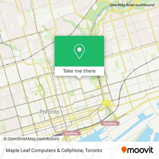 Maple Leaf Computers & Cellphone map
