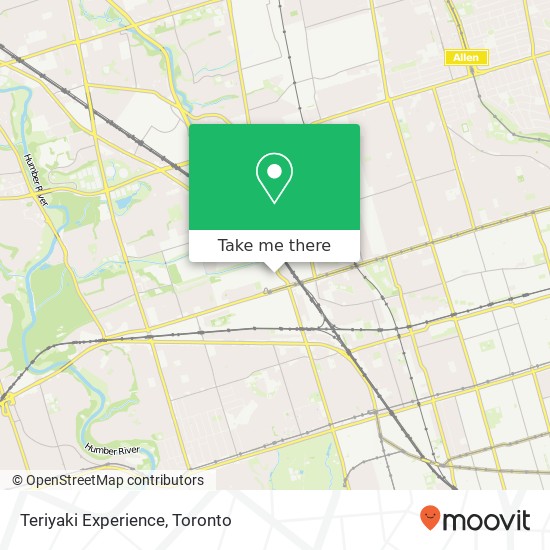 Teriyaki Experience map