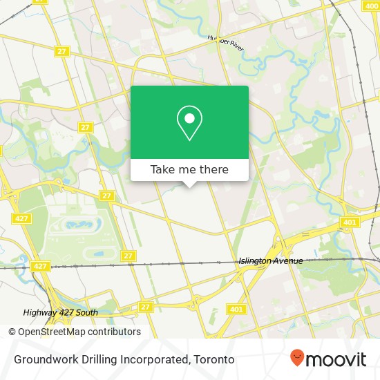 Groundwork Drilling Incorporated map