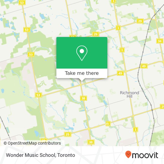 Wonder Music School map