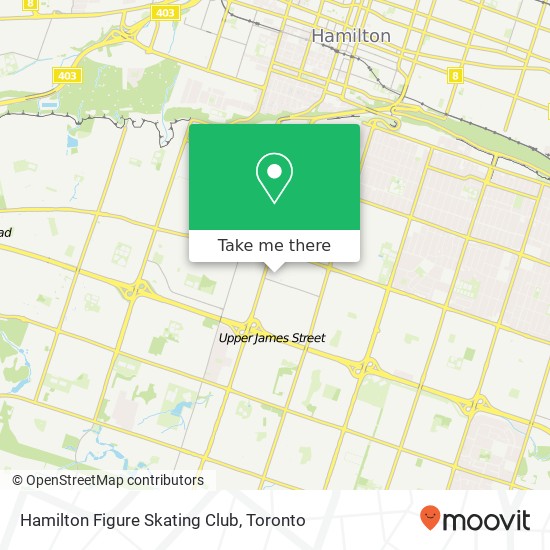 Hamilton Figure Skating Club map