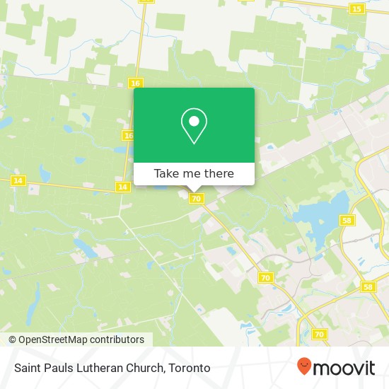 Saint Pauls Lutheran Church map