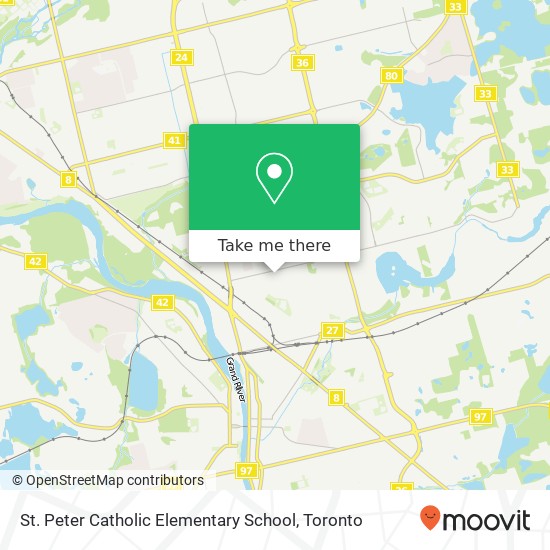 St. Peter Catholic Elementary School map