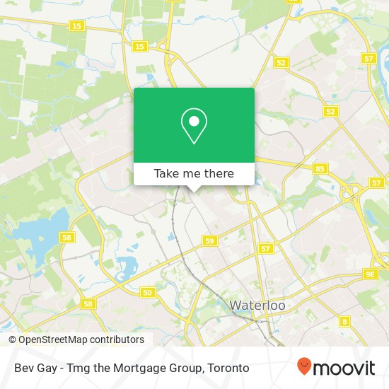 Bev Gay - Tmg the Mortgage Group map