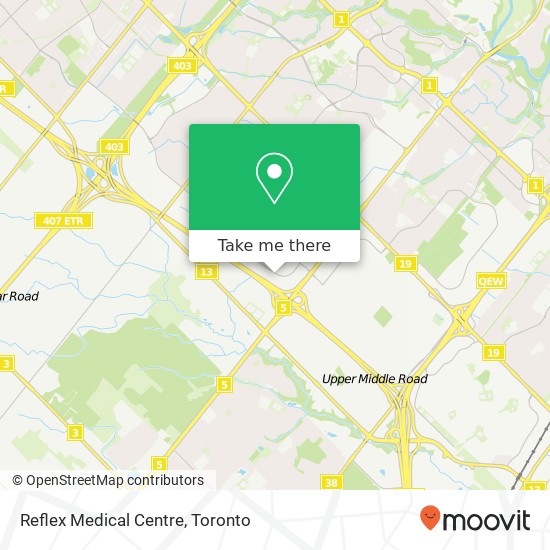 Reflex Medical Centre map