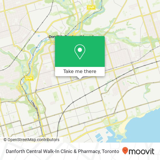 Danforth Central Walk-In Clinic & Pharmacy plan