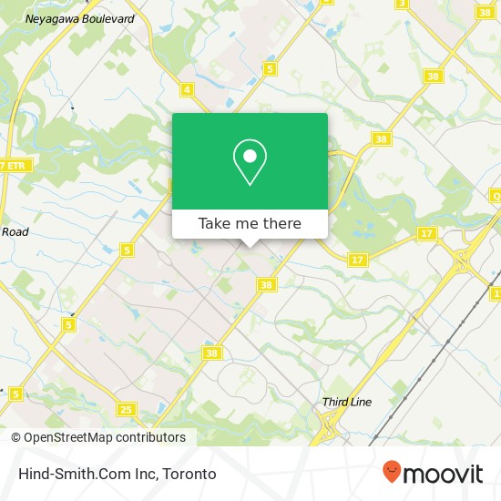 Hind-Smith.Com Inc map