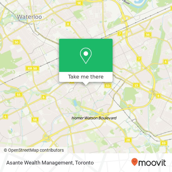 Asante Wealth Management map