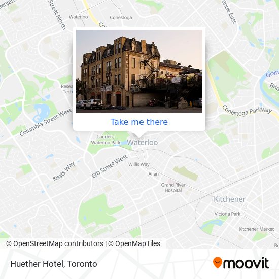 Huether Hotel map