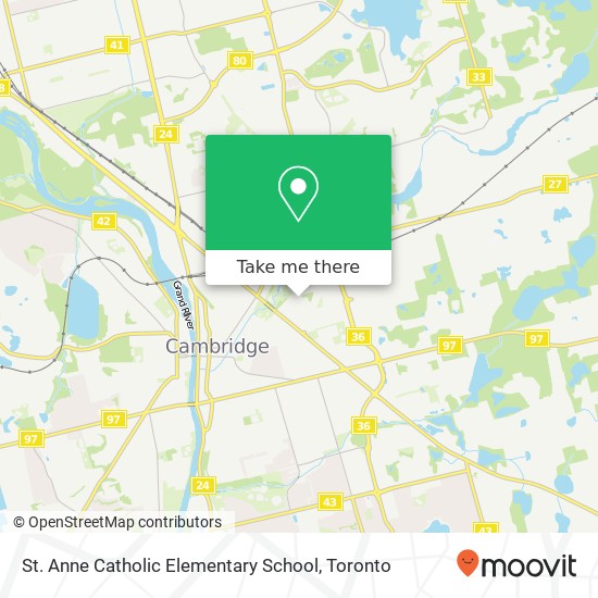 St. Anne Catholic Elementary School map