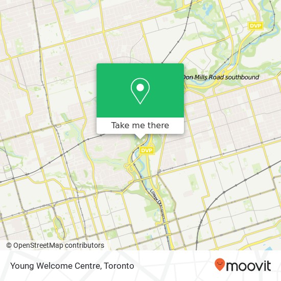 Young Welcome Centre map