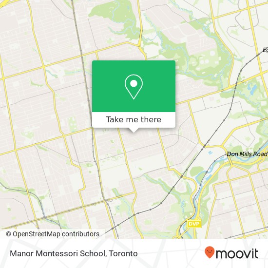 Manor Montessori School map