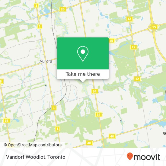 Vandorf Woodlot map