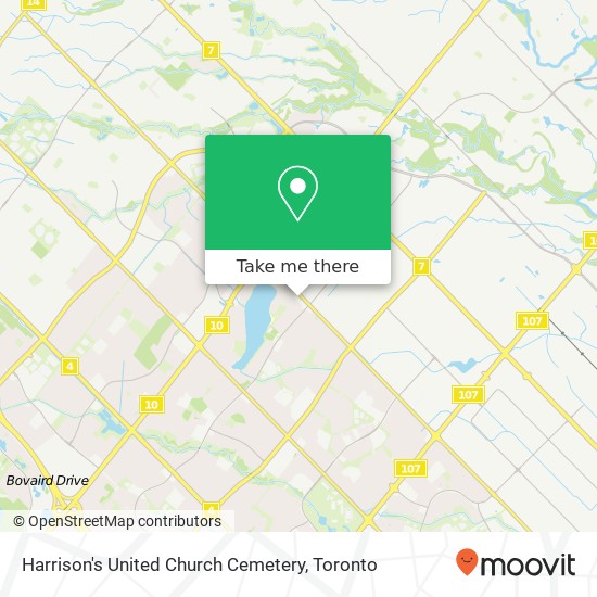 Harrison's United Church Cemetery map