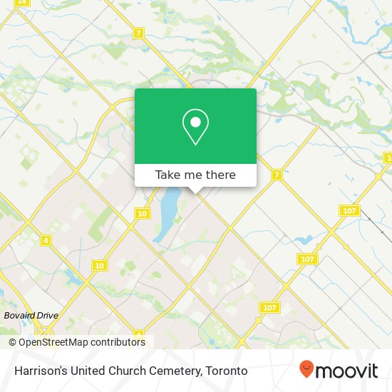 Harrison's United Church Cemetery plan