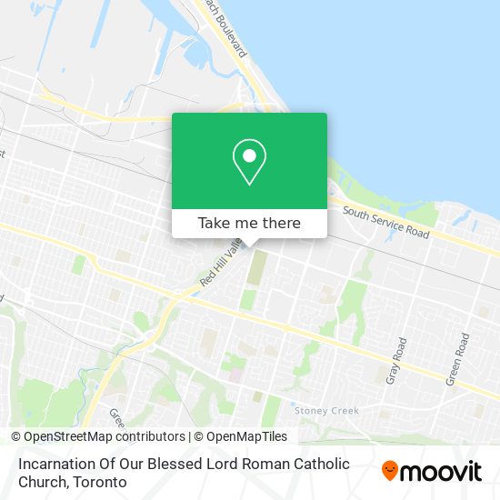 Incarnation Of Our Blessed Lord Roman Catholic Church map