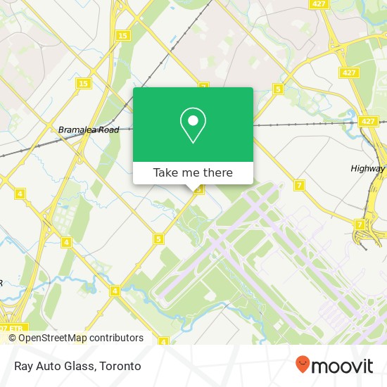 Ray Auto Glass map