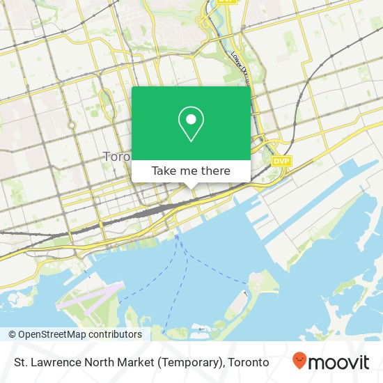 St. Lawrence North Market (Temporary) map