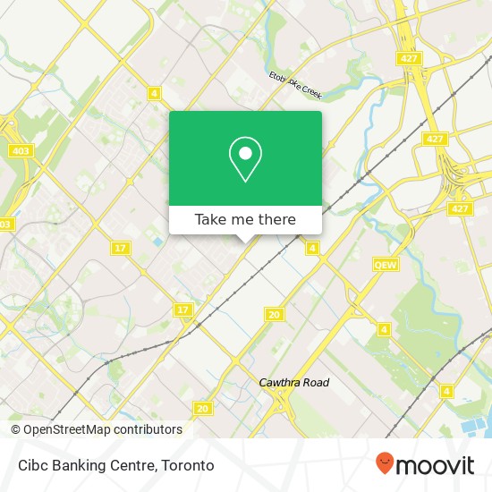 Cibc Banking Centre map