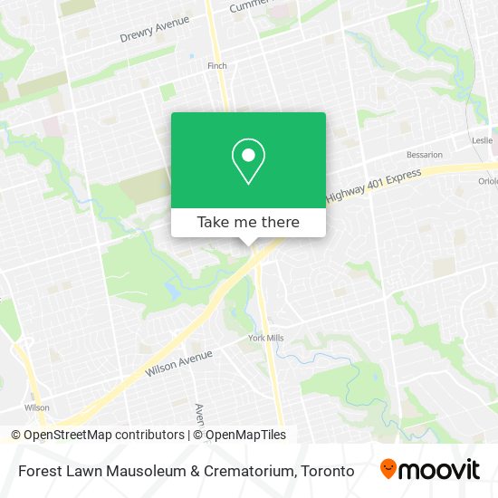 Forest Lawn Mausoleum & Crematorium map
