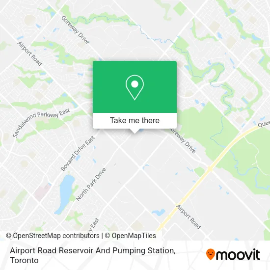 Airport Road Reservoir And Pumping Station map
