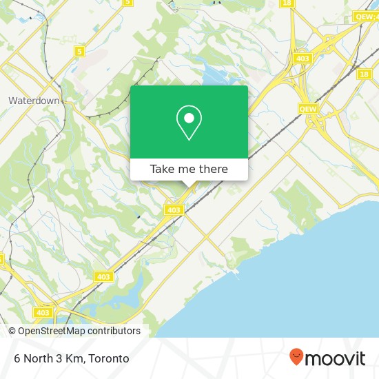 6 North 3 Km map