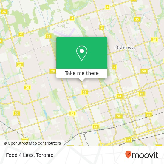 Food 4 Less map