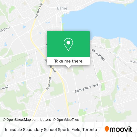 Innisdale Secondary School Sports Field plan