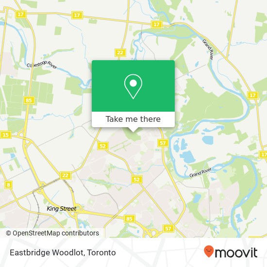 Eastbridge Woodlot map