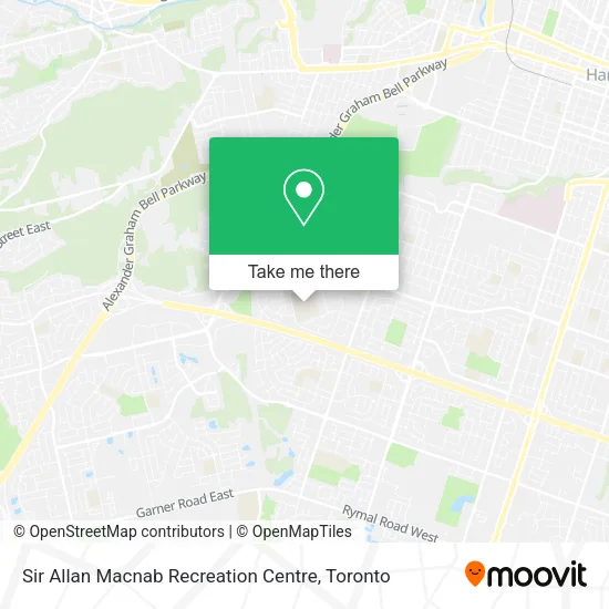 Sir Allan Macnab Recreation Centre map