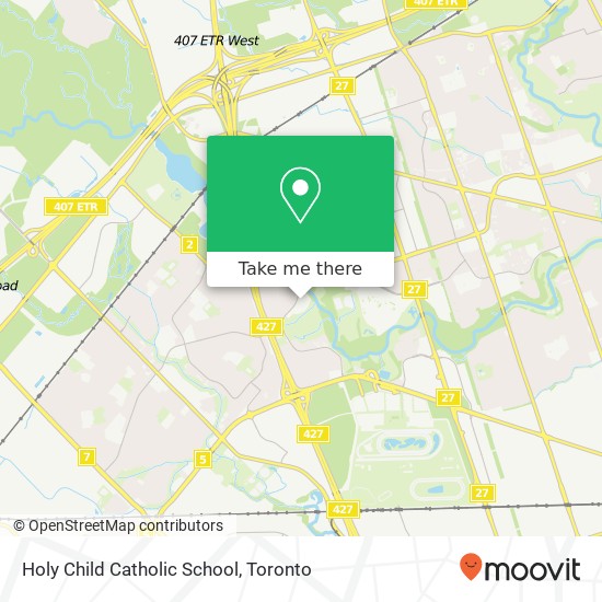 Holy Child Catholic School map