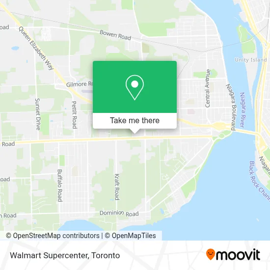 Walmart Supercentre map