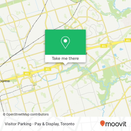 Visitor Parking - Pay & Display map