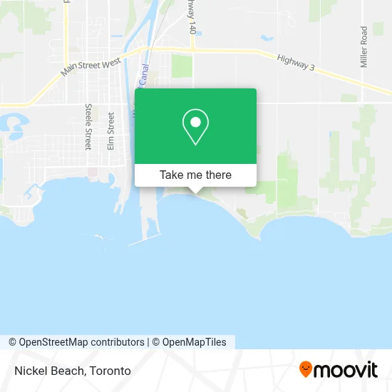 Nickel Beach map
