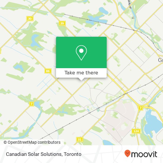 Canadian Solar Solutions map