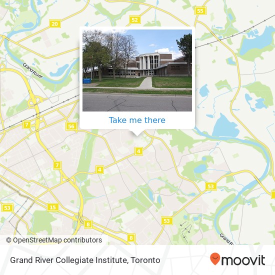 Grand River Collegiate Institute map