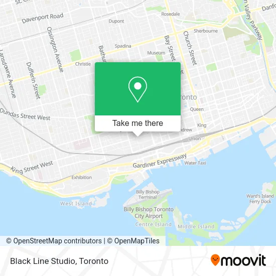 Black Line Studio map