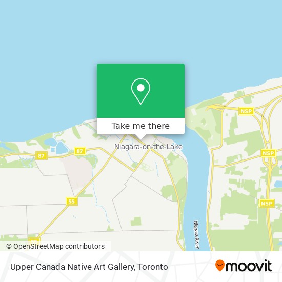 Upper Canada Native Art Gallery map