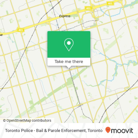Toronto Police - Bail & Parole Enforcement map