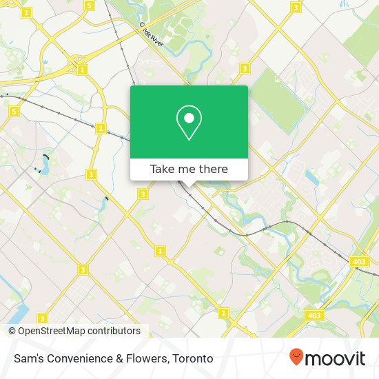 Sam's Convenience & Flowers map