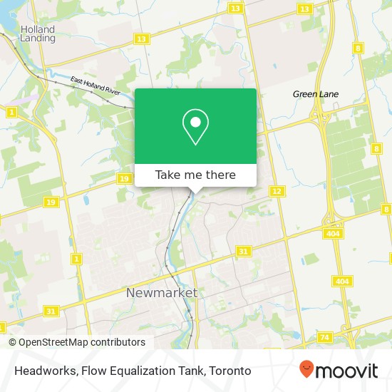 Headworks, Flow Equalization Tank map