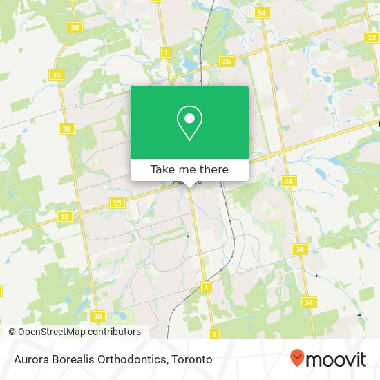 Aurora Borealis Orthodontics map