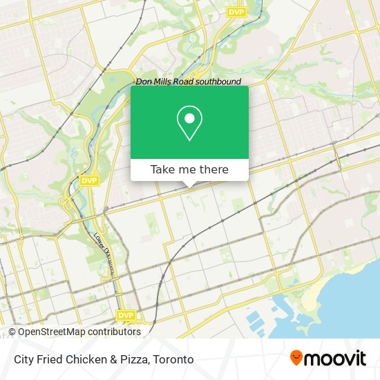 City Fried Chicken & Pizza map