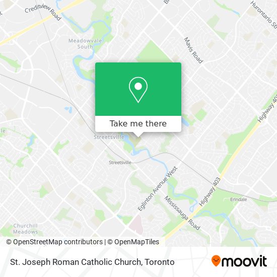 St. Joseph Roman Catholic Church map