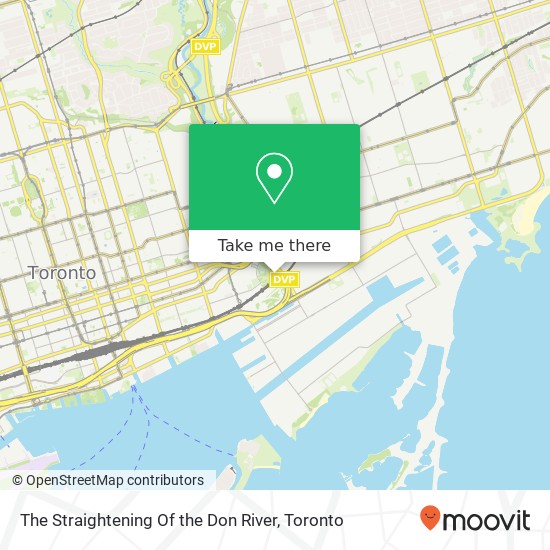 The Straightening Of the Don River map