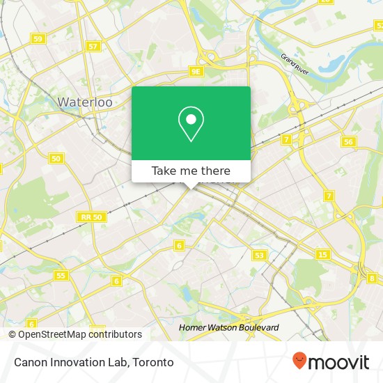 Canon Innovation Lab map