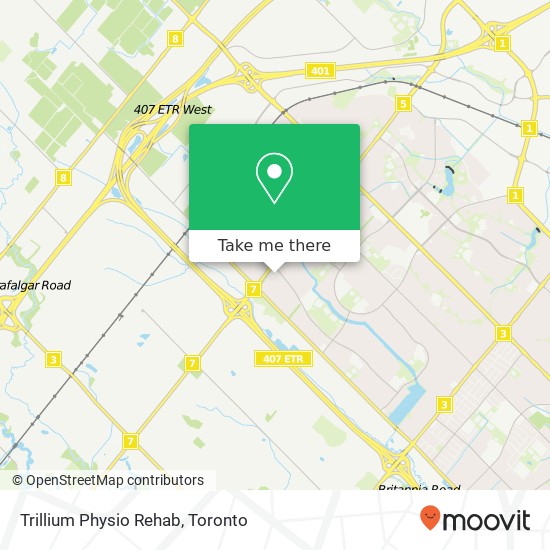 Trillium Physio Rehab map