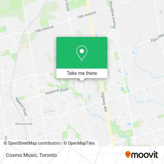 Cosmo Music map