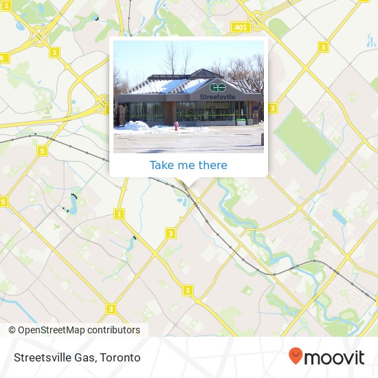 Streetsville Gas map