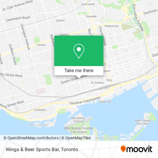 Wings & Beer Sports Bar map